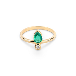 Irawo Coloured Gemstone and Diamond Ring