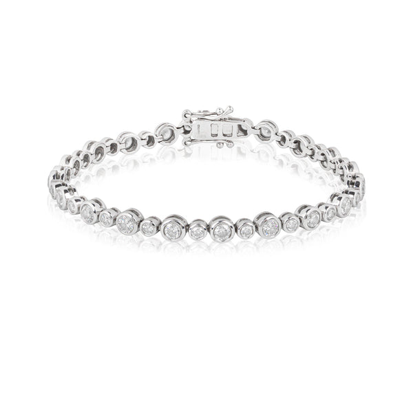 Lucille Mini Alternating Diamond Tennis Bracelet