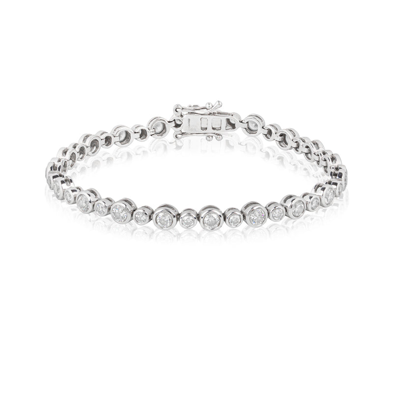 Lucille Alternating Diamond Tennis Bracelet