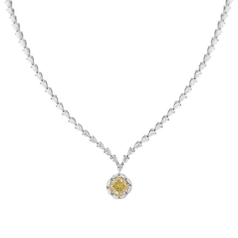 Lab-Grown Diamond 1ct. Round Brilliant Solitaire 14k Gold Pendant | Blue -  #Lightbox Jewelry