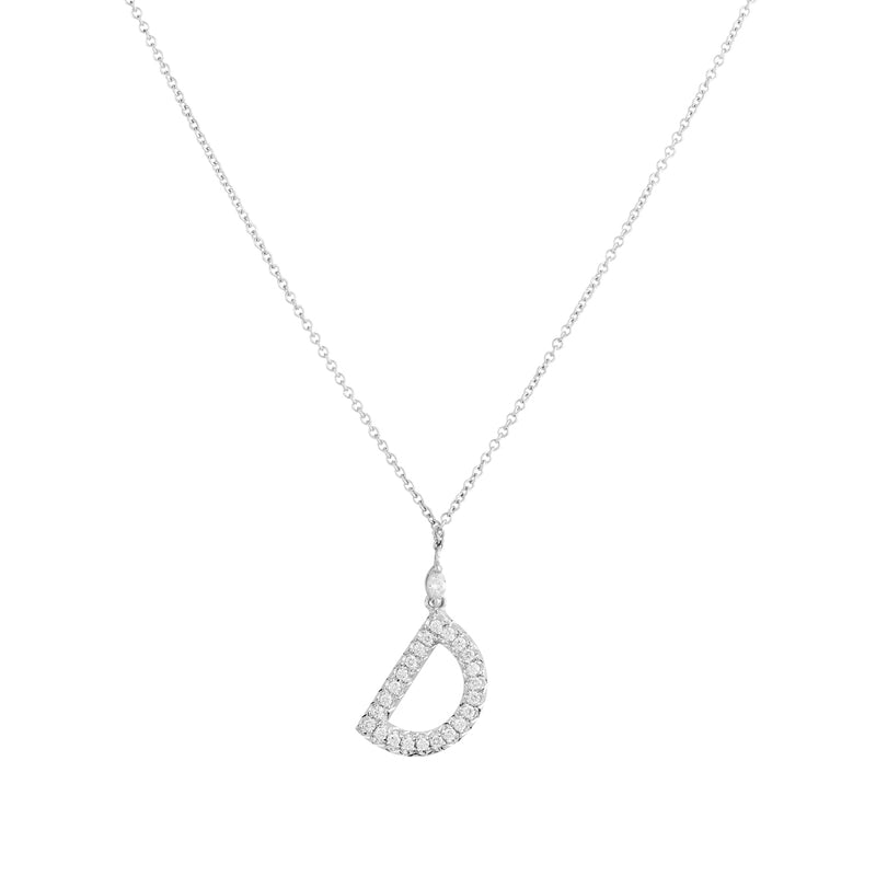 Alfa-Zulu Pavé and Marquise Diamond Pendant